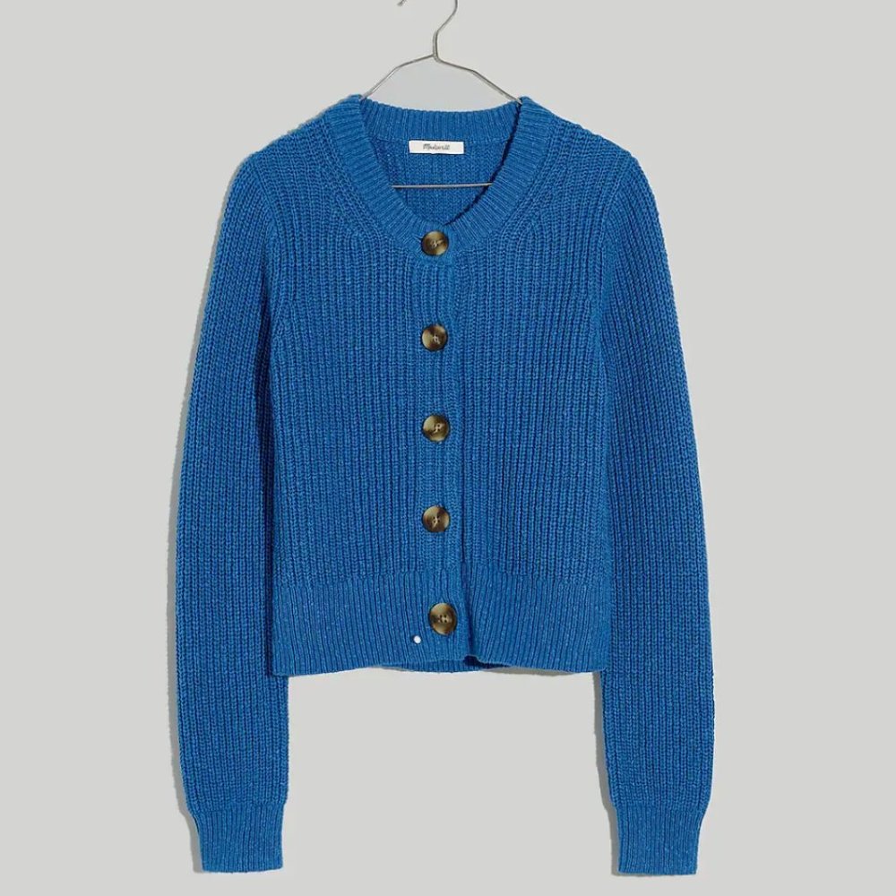 Madewell Textural-Knit Cardigan Sweater XXS 00
